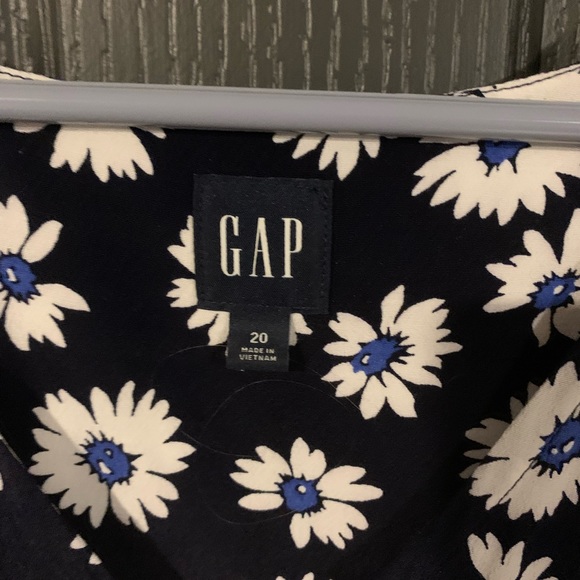 Gap Blue and White Floral Dress - Picture 3 of 6